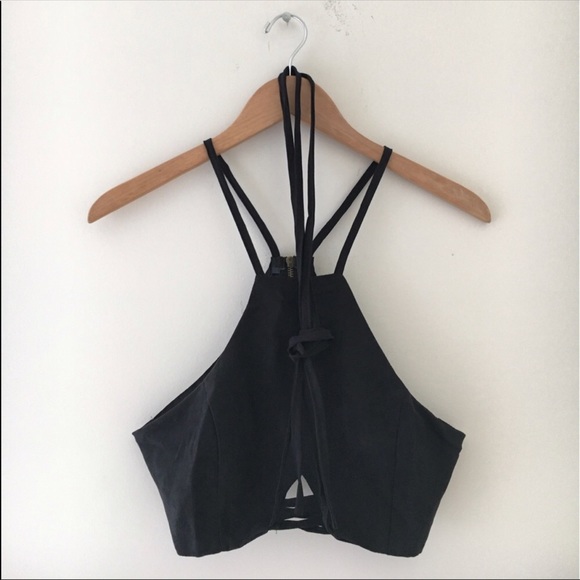 *****SOLD***** Faux Suede Top - Picture 3 of 3